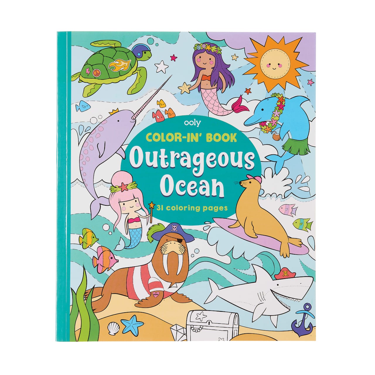 OOLY Color-in&#x27; Book: Outrageous Ocean